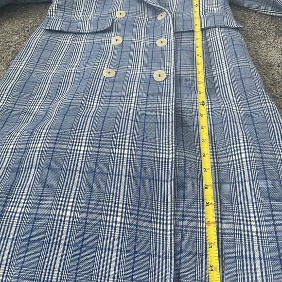 Holiday Season sale!!MNG SUIT Mango Blue Chic Suit Jacket Abrigo Adore - Picture 10 of 12